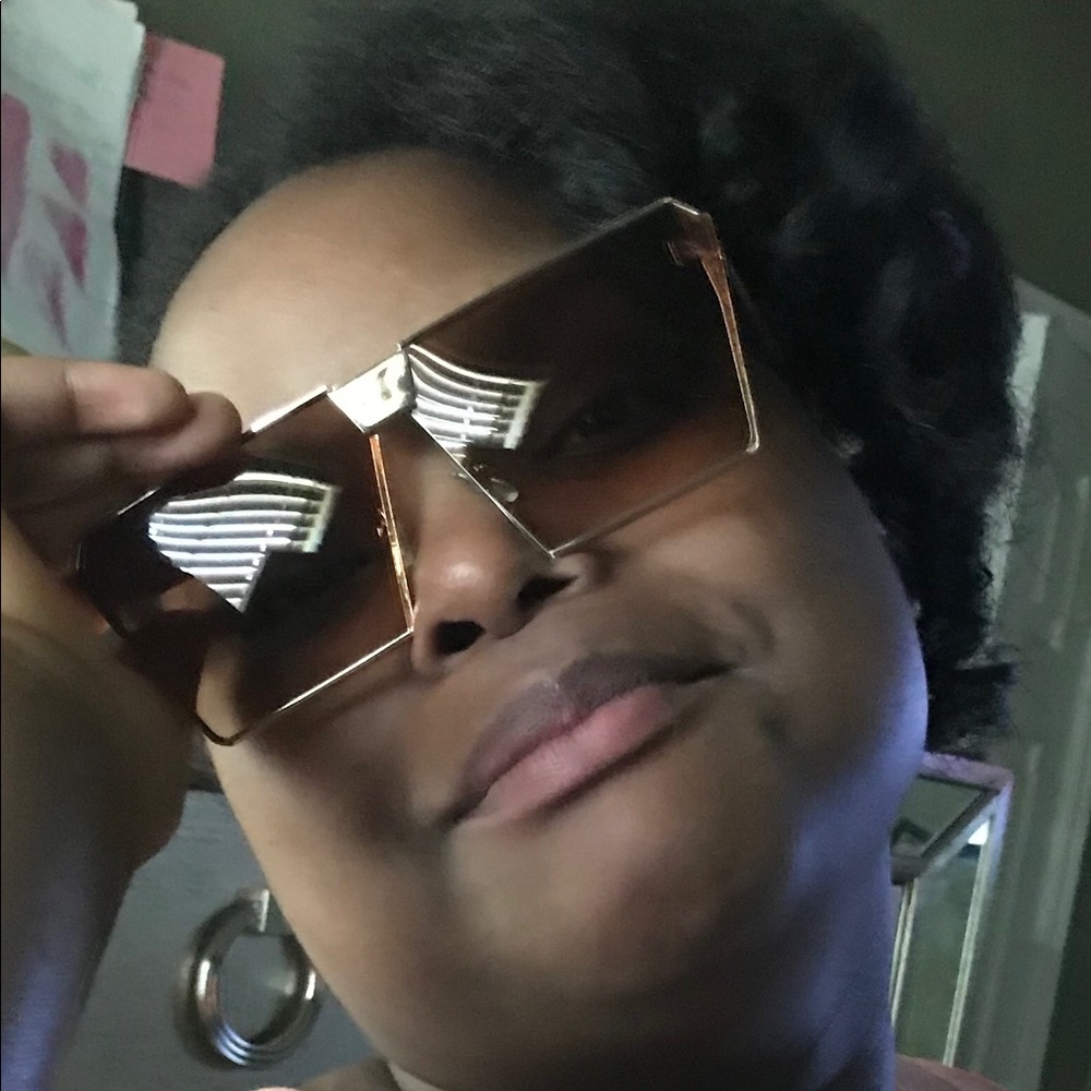 Vintage Retro Big Square Sunglasses